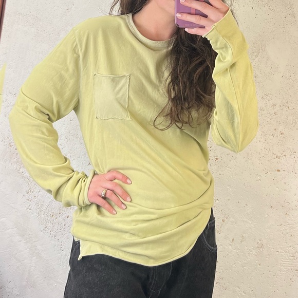 Cotton Citizen Light Green Long Sleeve Top - Picture 12 of 13